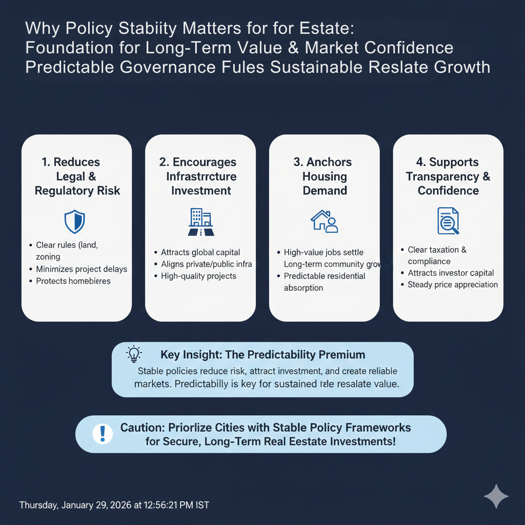 Why Cities With Policy Stability Attract Global Capital And Why Homebuyers Should Track This