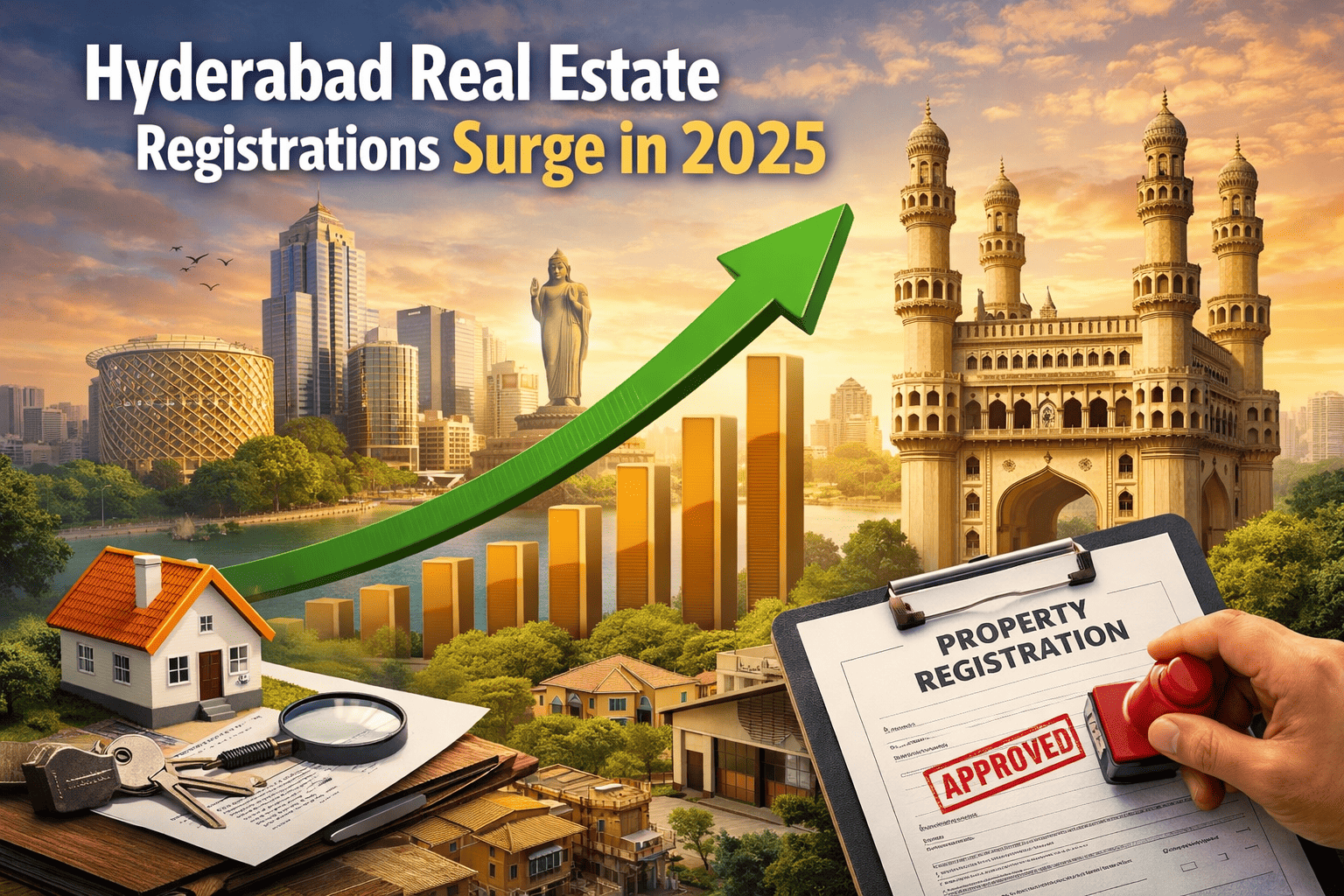Hyderabad Real Estate Registrations Surge in 2025: What It Means for Homebuyers