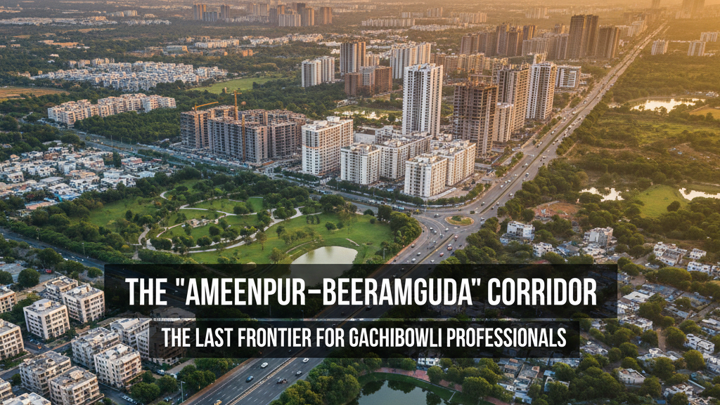 The “Ameenpur–Beeramguda” Corridor: The Last Frontier for Gachibowli Professionals