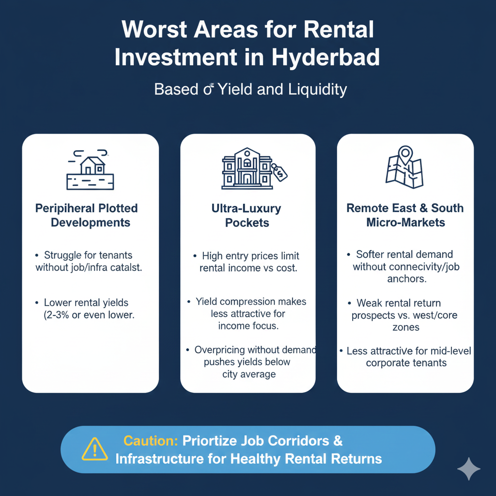 Which Part of Hyderabad Is Best for Investments in 2026: Rental Yield Overview