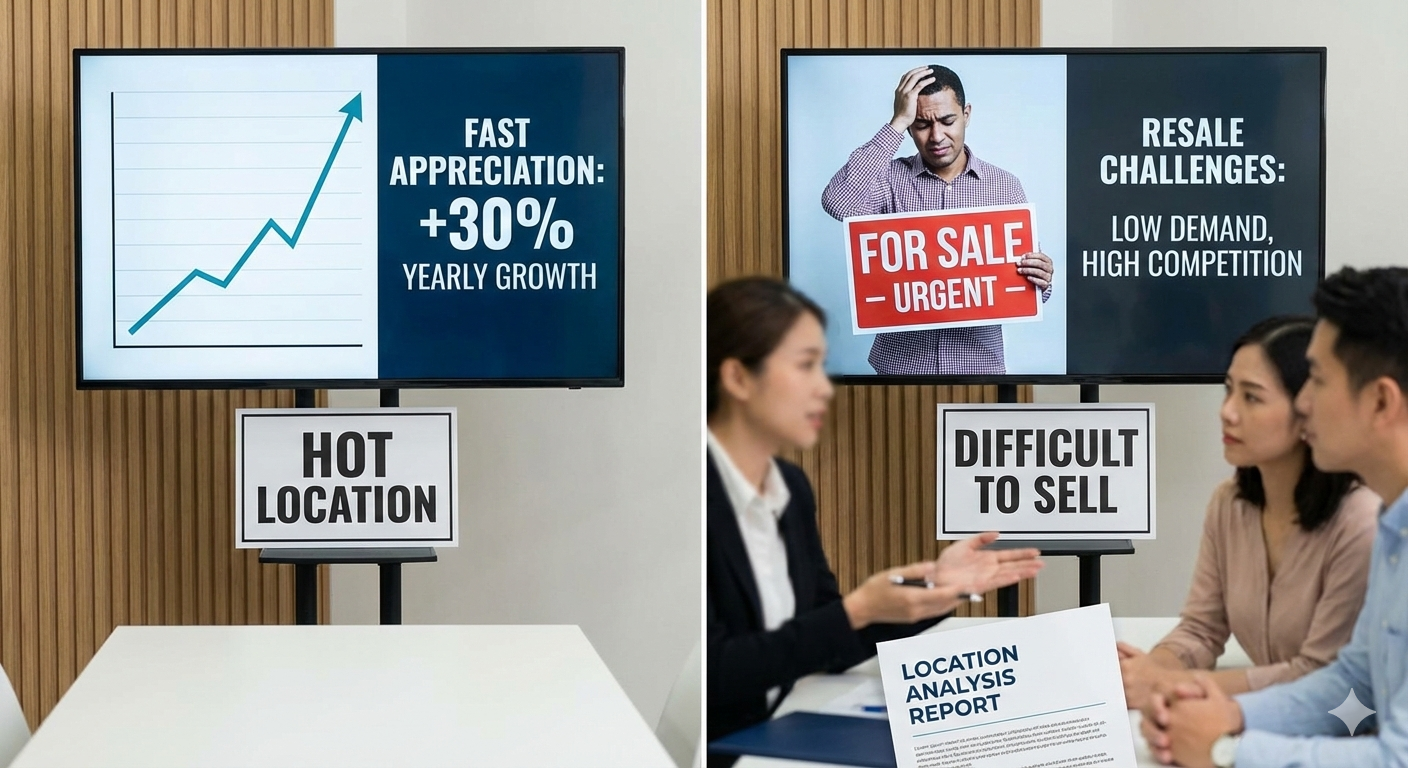 Why Some Locations Appreciate Fast but Struggle to Resell