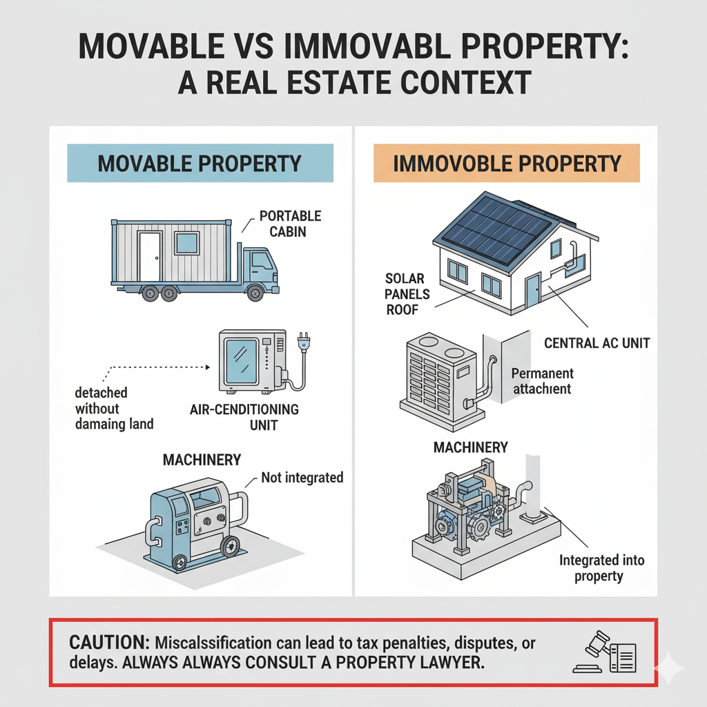 Movable vs Immovable Property: Legal Differences Every Buyer Should Know in 2025