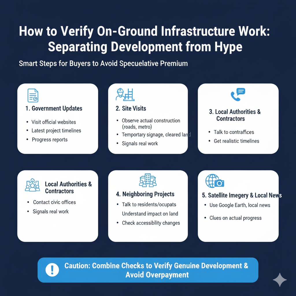 How Infrastructure Announcements Inflate Prices Before Real Progress