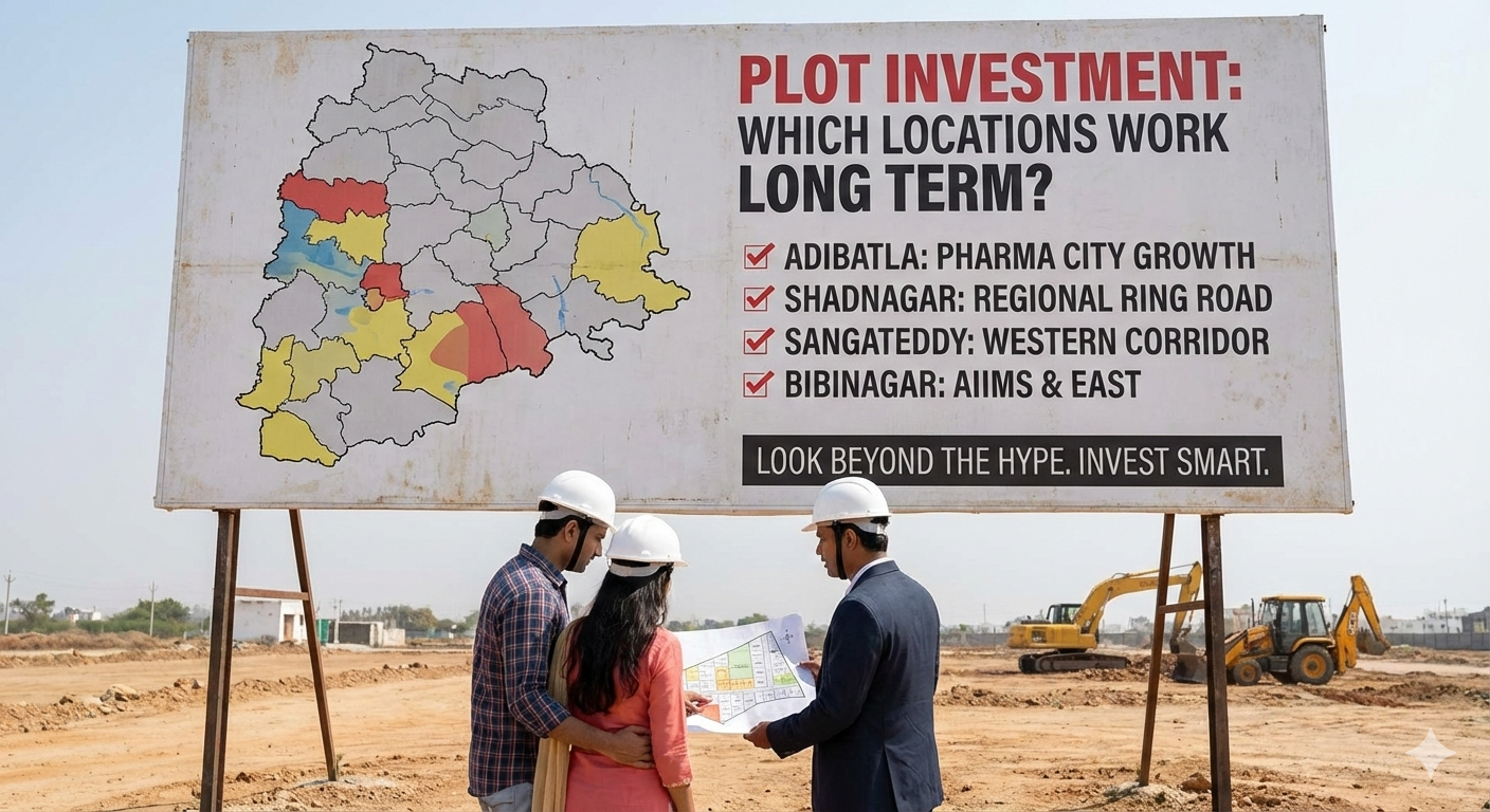 Plot Investment in Hyderabad: Which Locations Actually Work Long Term