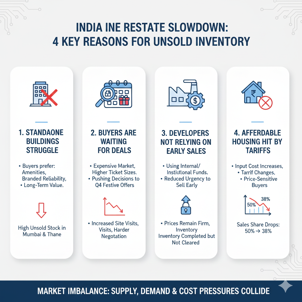 Unsold Inventory in India: Why Buyers Are Slowing Down and What It Means for the 2025 Market