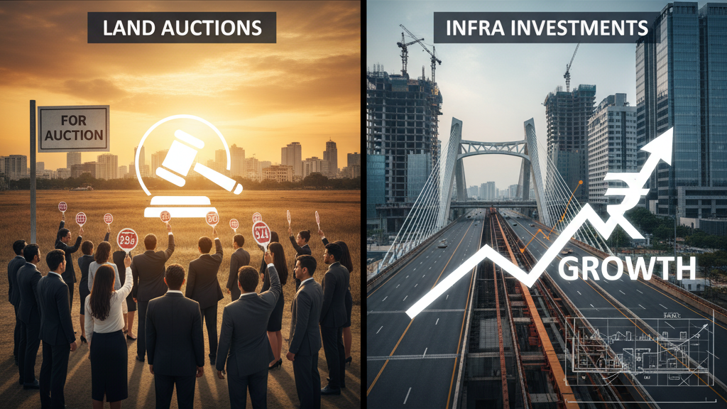 Land Auctions & Infra Investments Fueling Growth in Hyderabad Real Estate