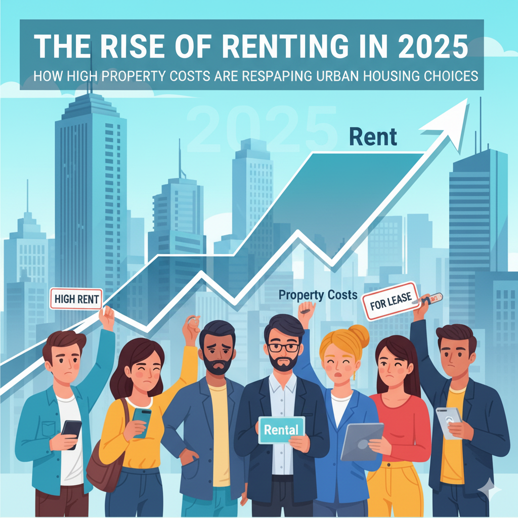 The Rise of Renting in 2025: How High Property Costs Are Reshaping Urban Housing Choices