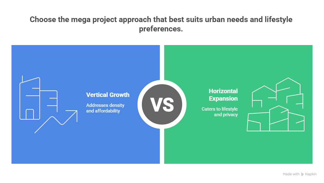 Mega Residential Projects: India vs USA – Scale & Design