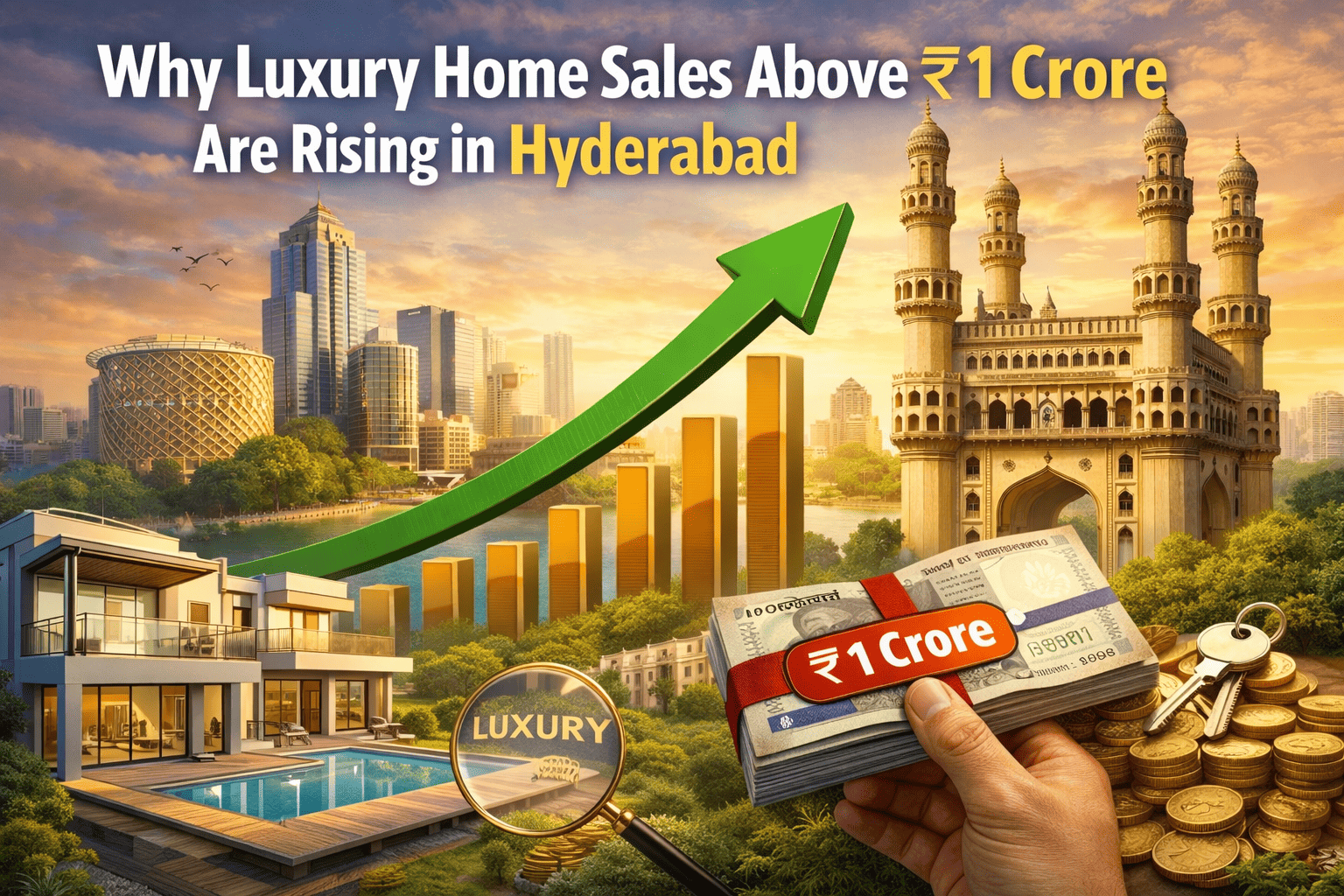 Why Luxury Home Sales Above ₹1 Crore Are Rising in Hyderabad