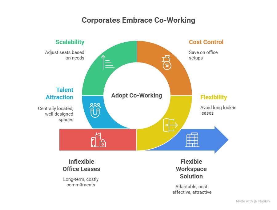 Co-Working Spaces: India’s Evolution vs Global Giants
