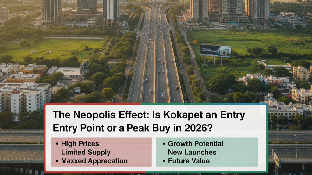 The Neopolis Effect: Is Kokapet an Entry Point or a Peak Buy in 2026
