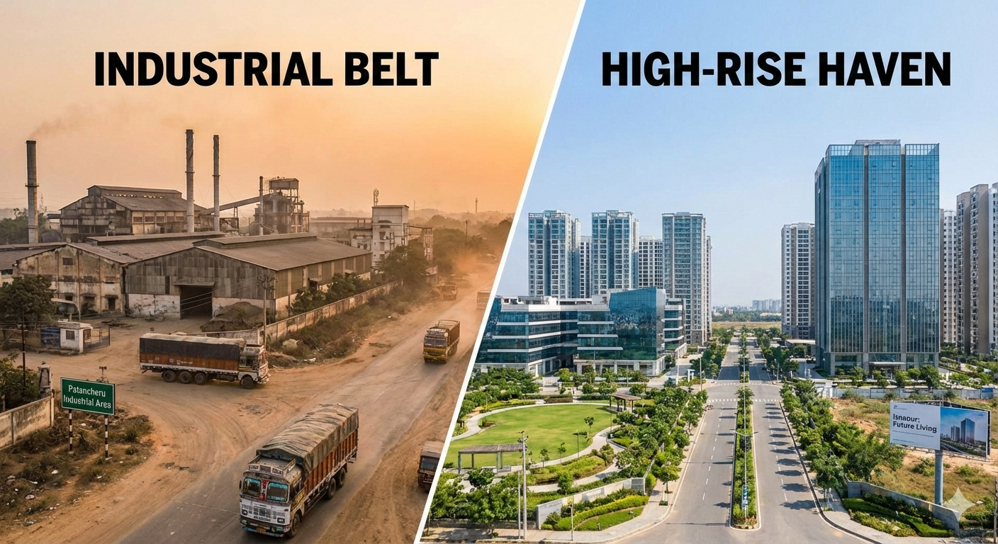 The Patancheru - Isnapur Flip: From “Industrial Belt” to “High-Rise Haven”