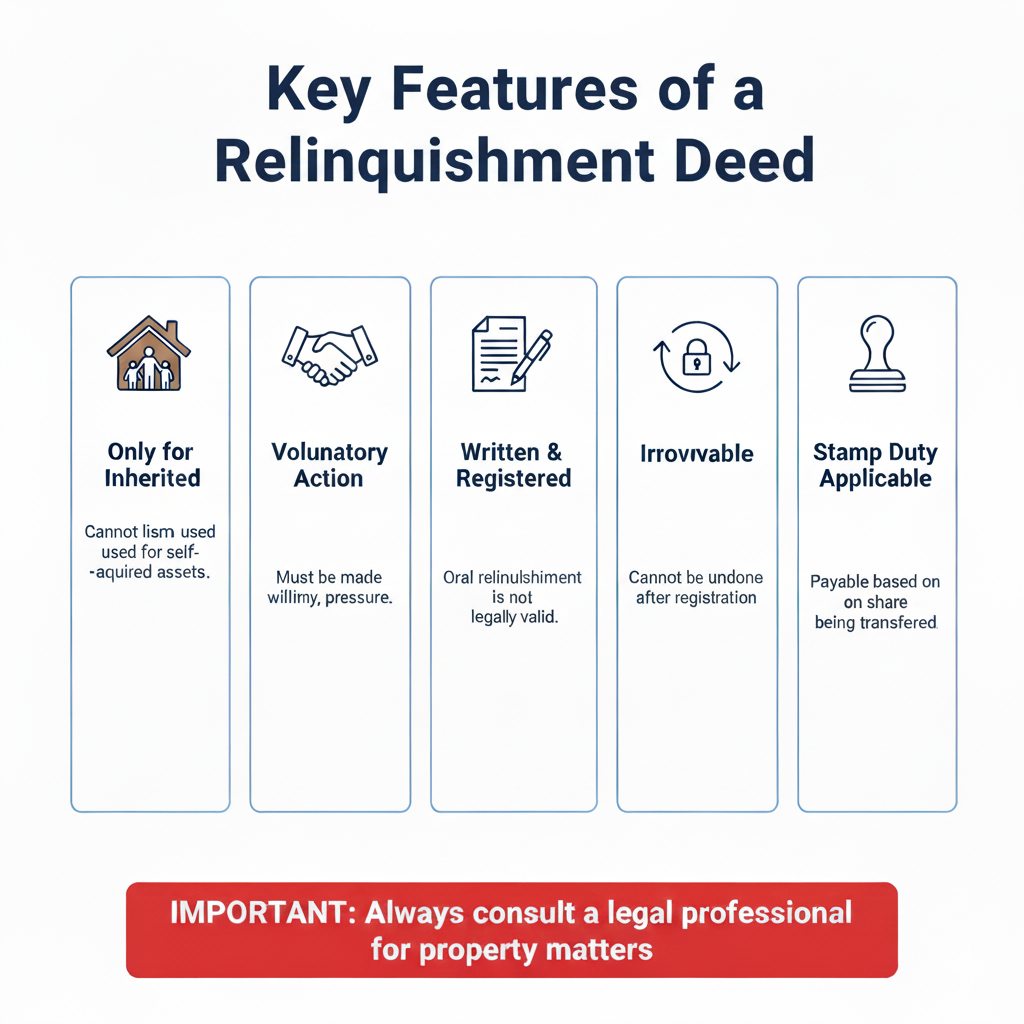 Relinquishment Deed 2025: Meaning, Format, and Registration Process