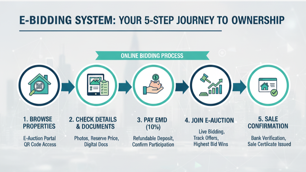 Auction Properties & e-Bidding Ease: How Digital Auctions Are Changing Homebuying in India