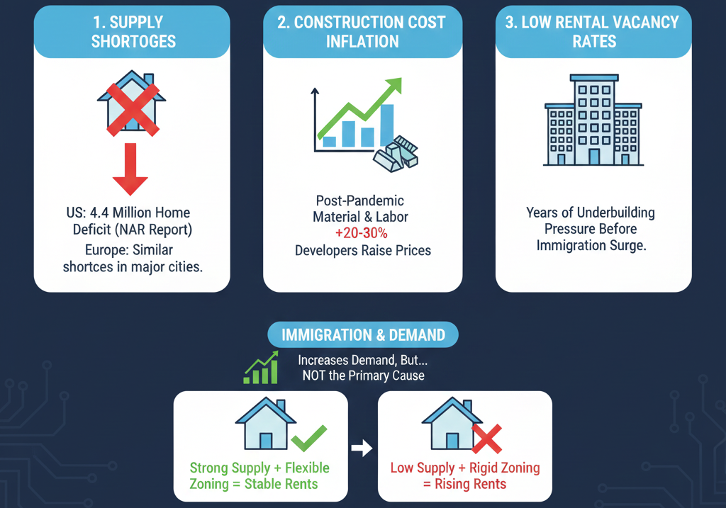Immigration, Migration, and the Housing Affordability Debate: What’s Really Driving Costs?