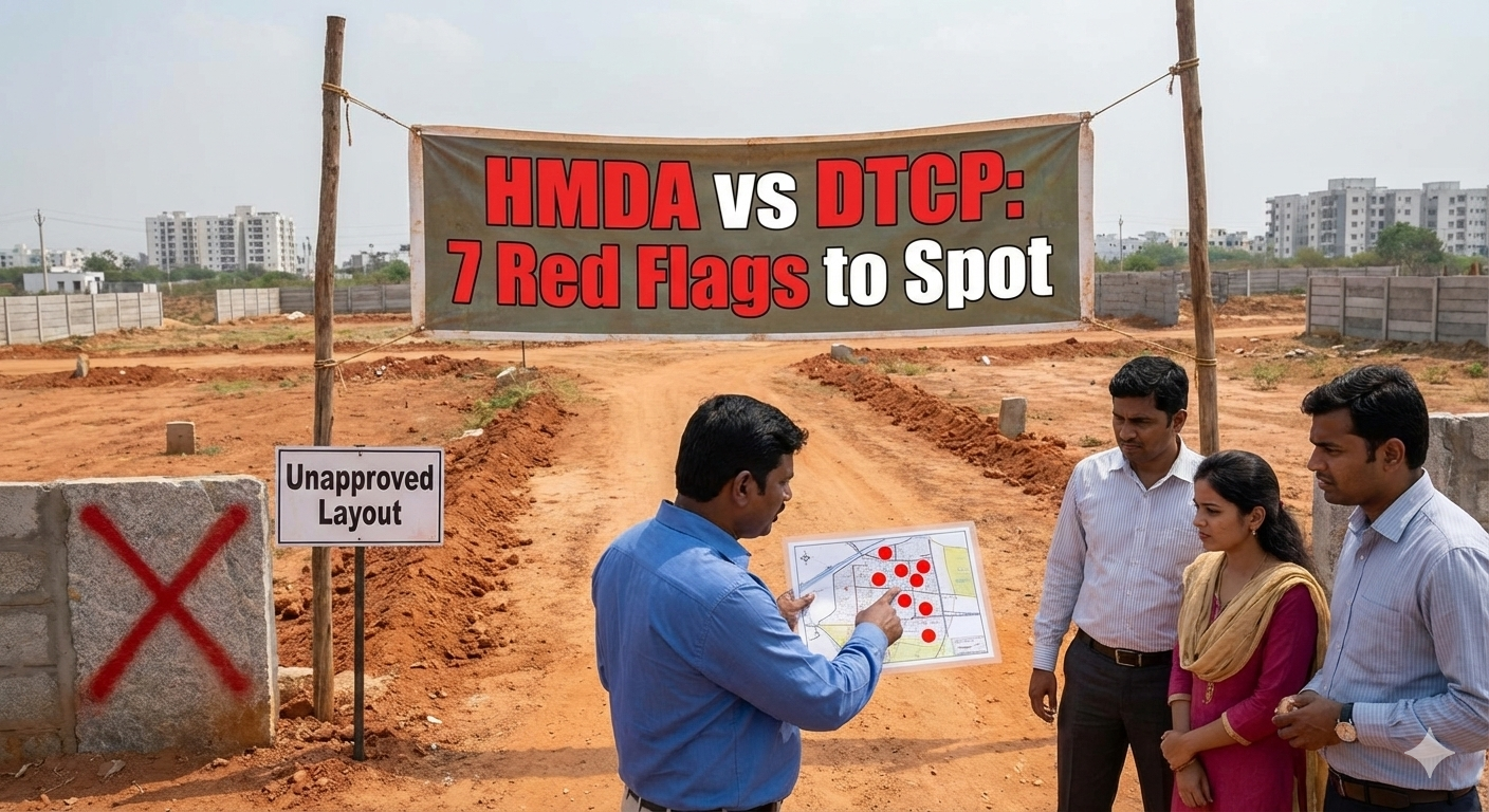 HMDA vs DTCP: 7 Red Flags to Spot in Hyderabad Plot Ventures