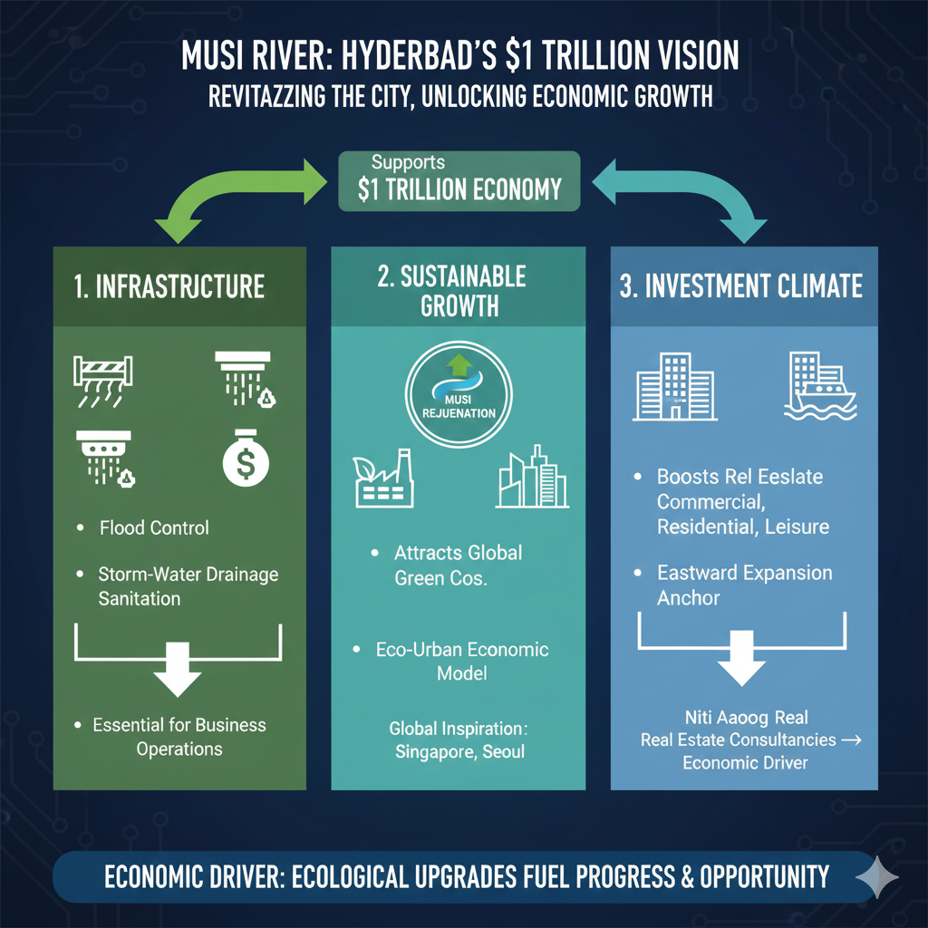 Musi Rejuvenation Progress: What It Means for Hyderabad’s Next Phase of Growth