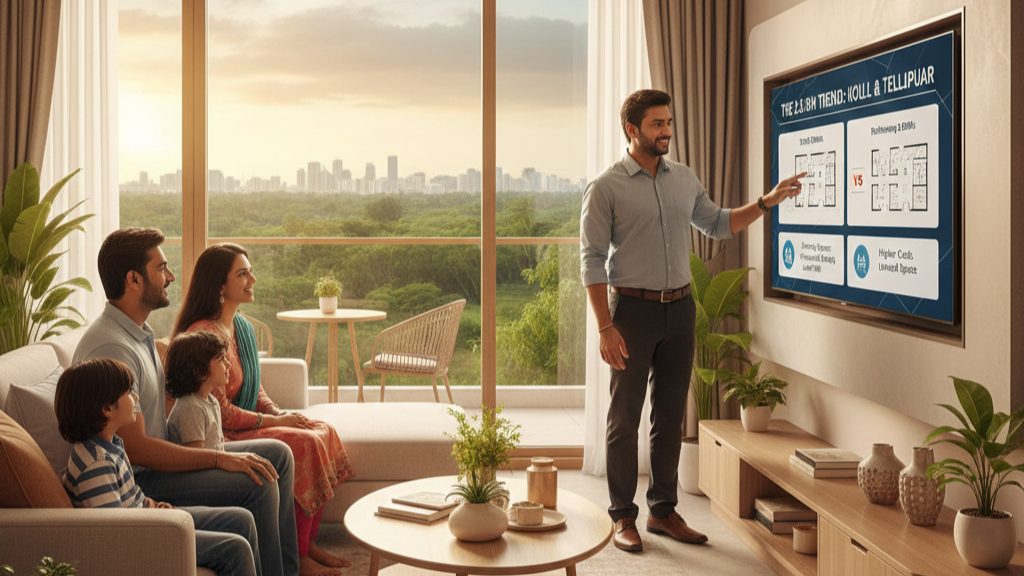 The 2.5 BHK Trend in Kollur & Tellapur: Why IT Families Are Rethinking 3 BHKs