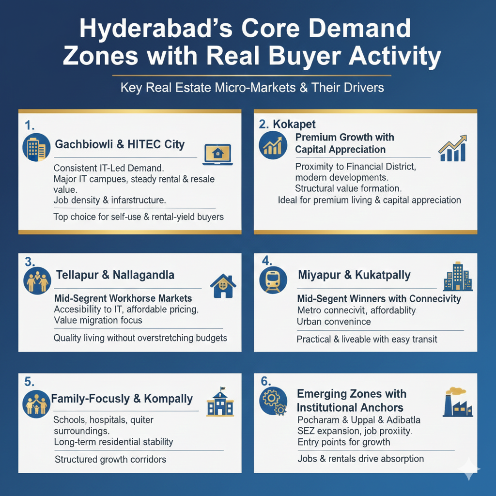 Best Areas to Buy Property in Hyderabad Right Now (Data‑Backed View)