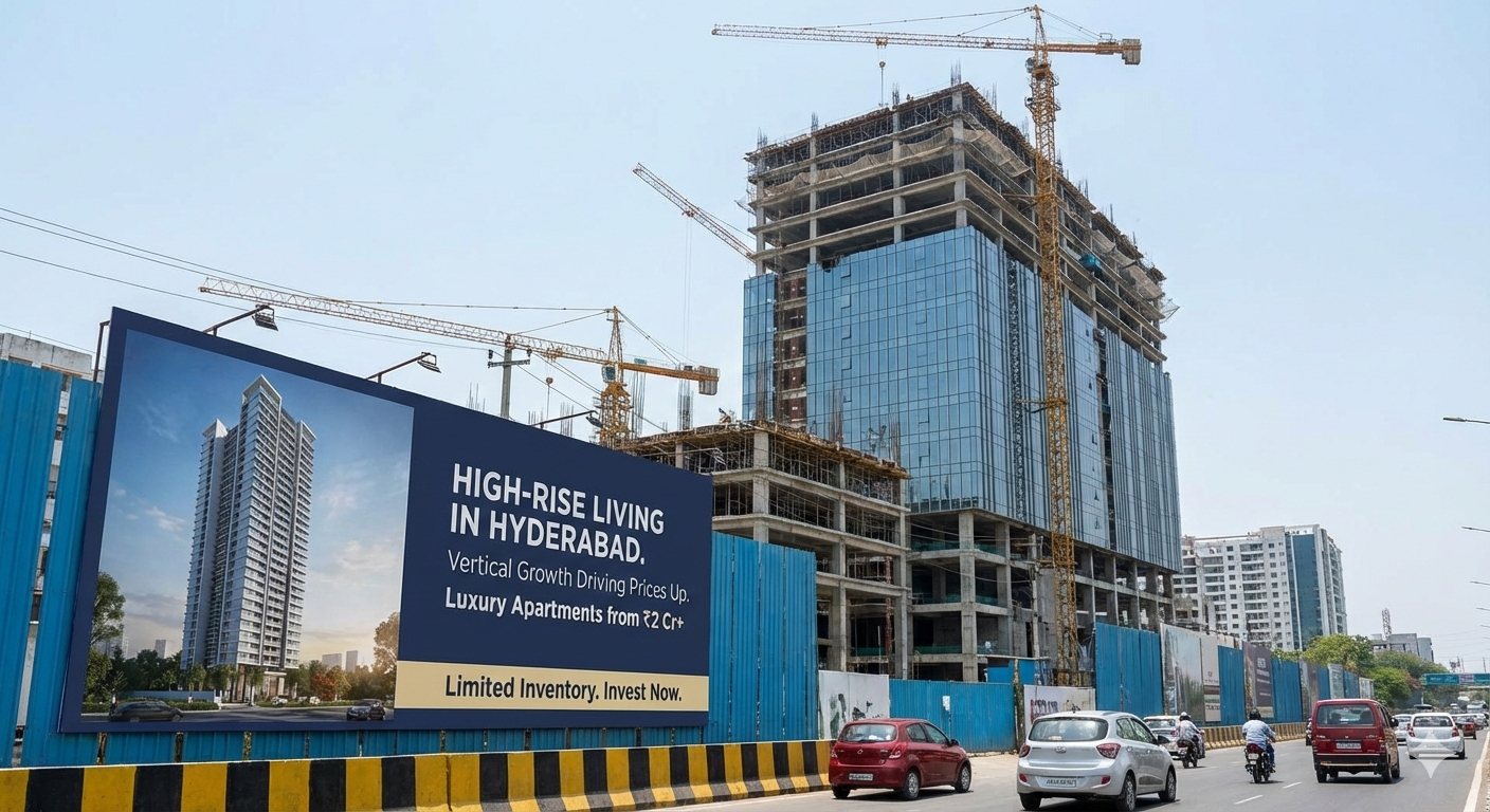 High-Rise Living in Hyderabad: Why Vertical Growth Is Driving Prices