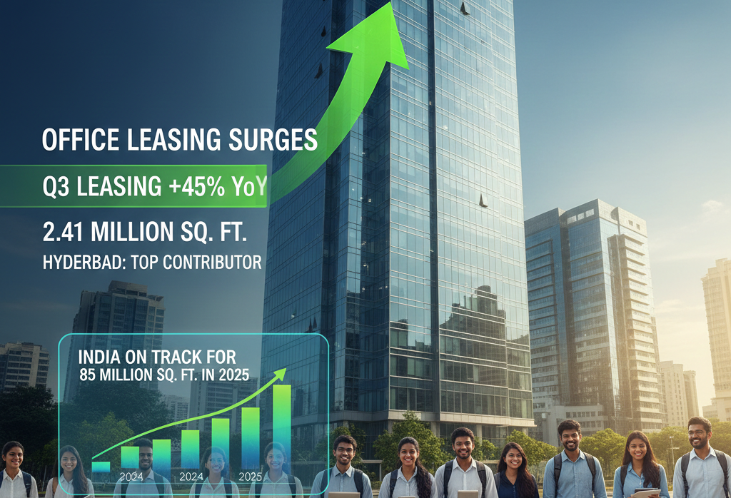 Hyderabad’s Commercial Real Estate Is Back: Office Leasing and the New Wave of Commercial Resilience