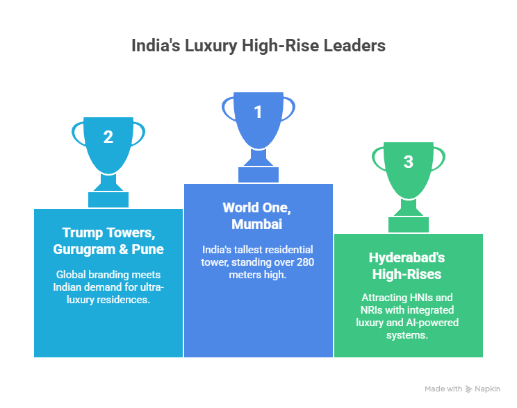 Luxury High-Rises: Indian Cities vs Dubai & Singapore
