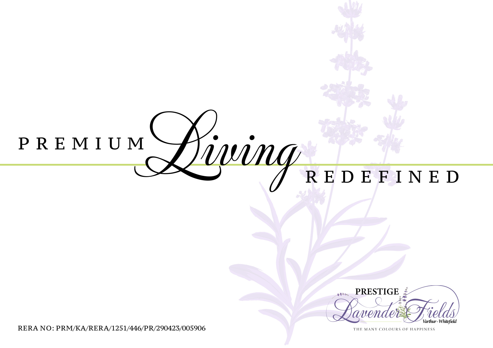 PRESTIGE LAVENDER FIELDS — Varthur Hobli