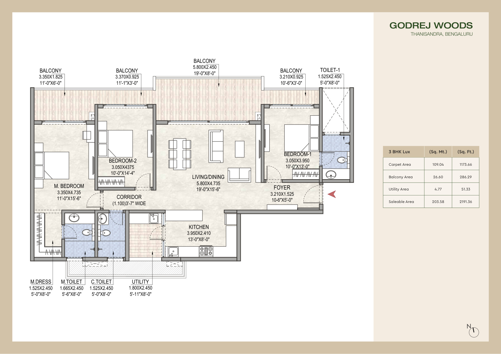 GODREJ WOODS, Thanisandra Main Road, Bangalore, photo 4