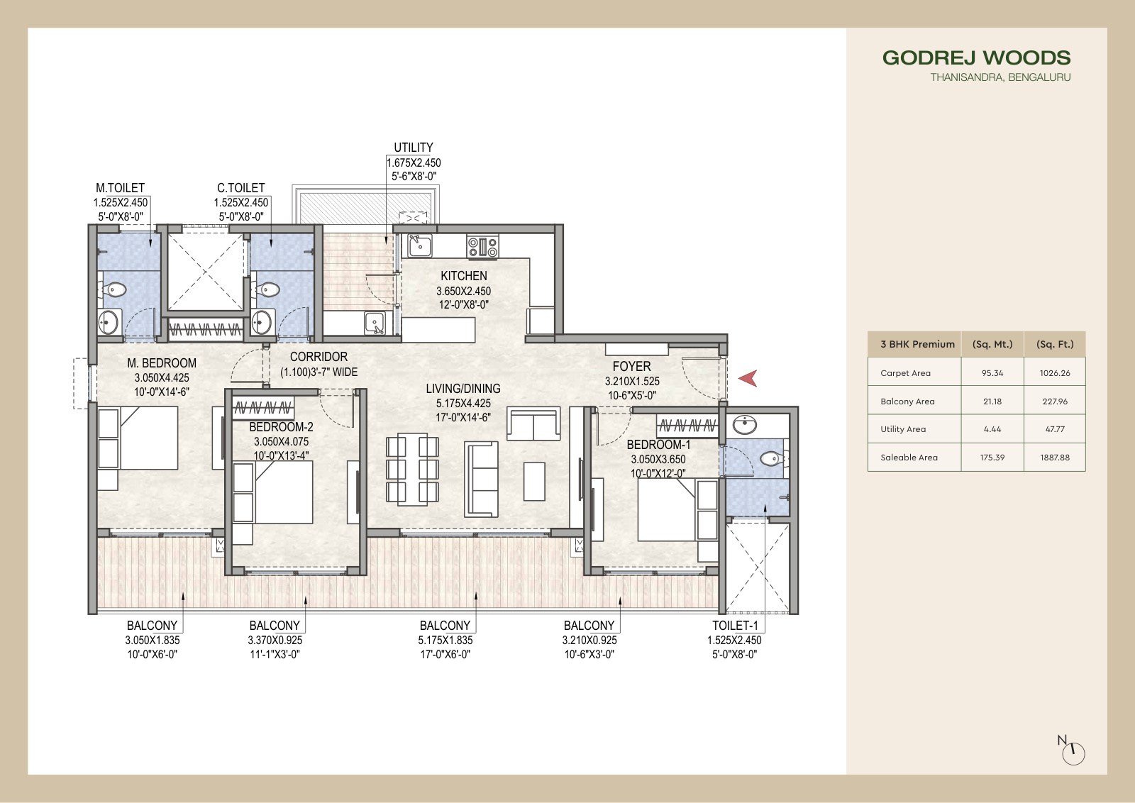GODREJ WOODS, Thanisandra Main Road, Bangalore, photo 5