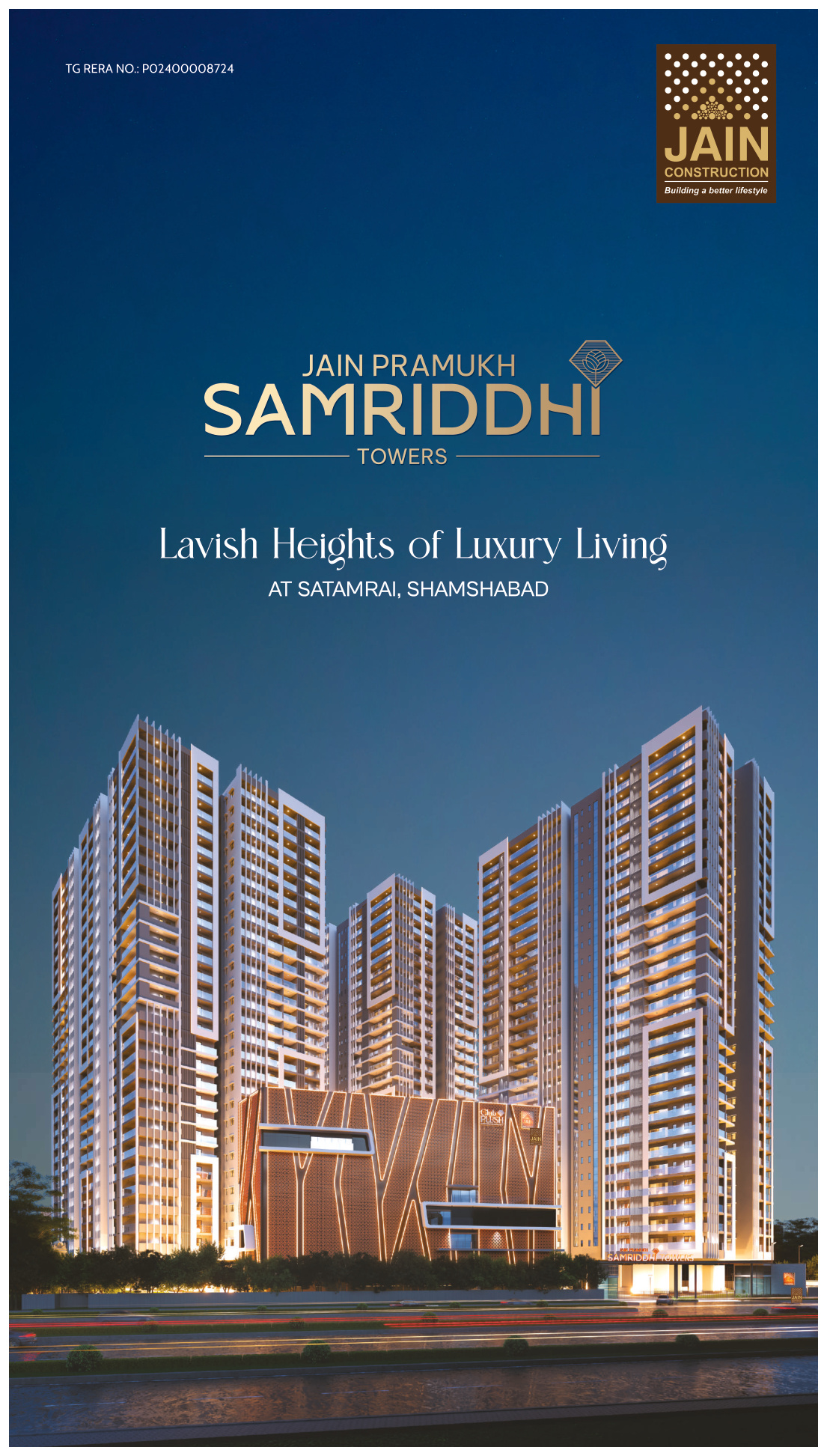 Jain Pramukh Samriddhi Towers in Shamshabad, Hyderabad