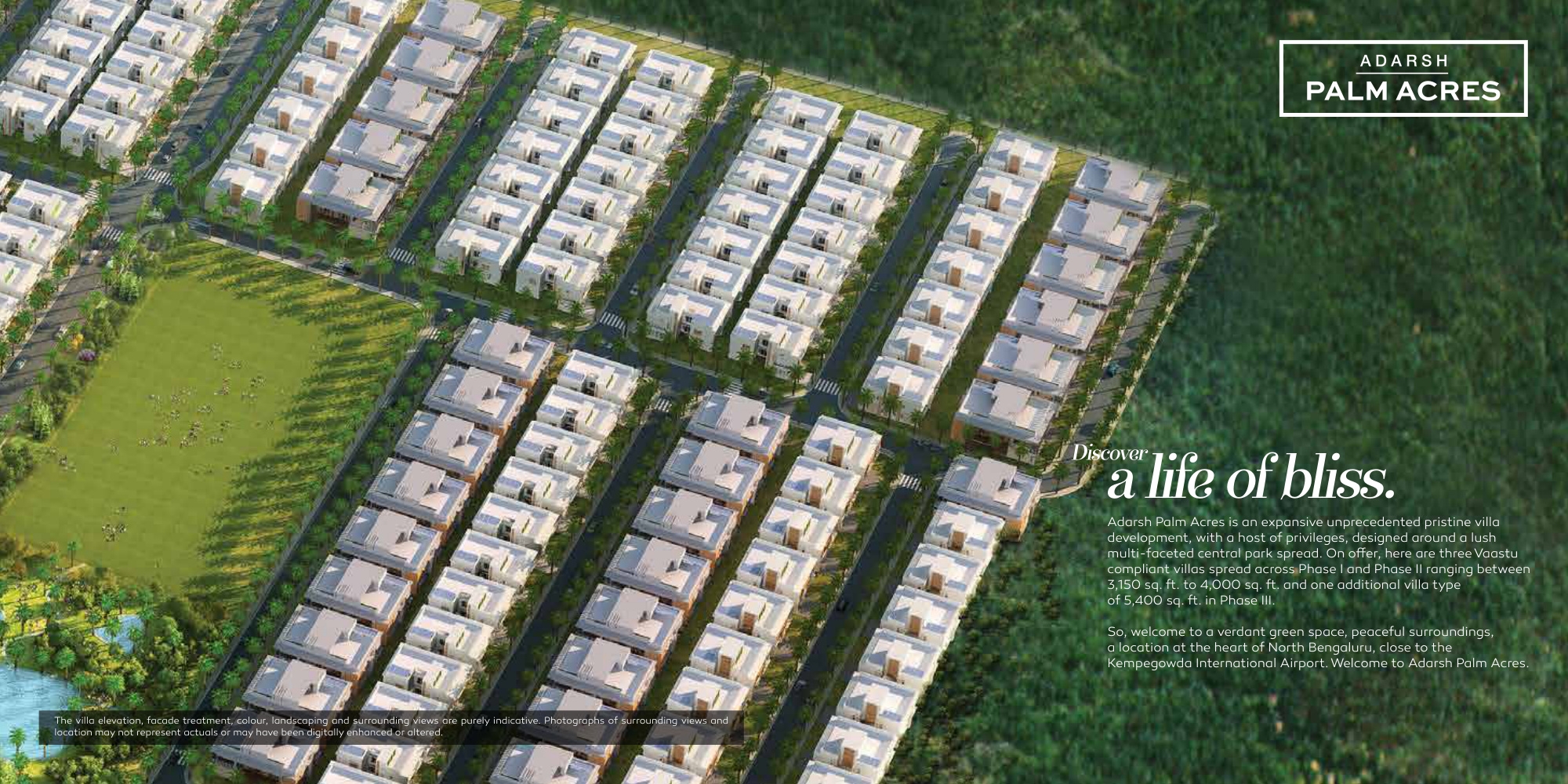 Adarsh Palm Acres in Bagalur, Bangalore