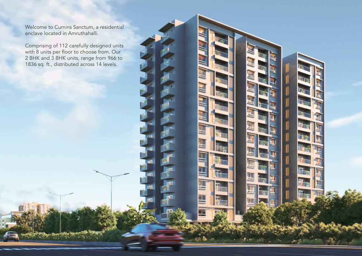 CUMINS SANCTUM in Jakkur, Bangalore