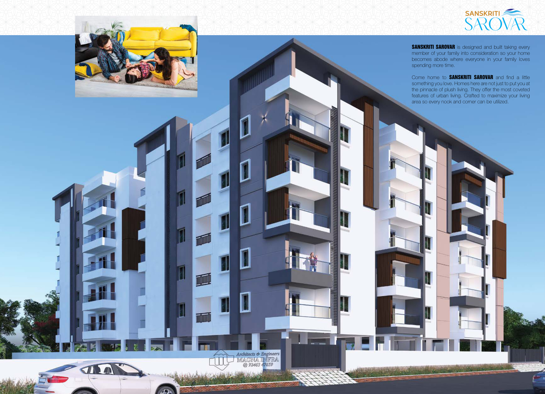SANSKRITI SAROVAR BLOCK-A in Gandi Maisamma, Hyderabad
