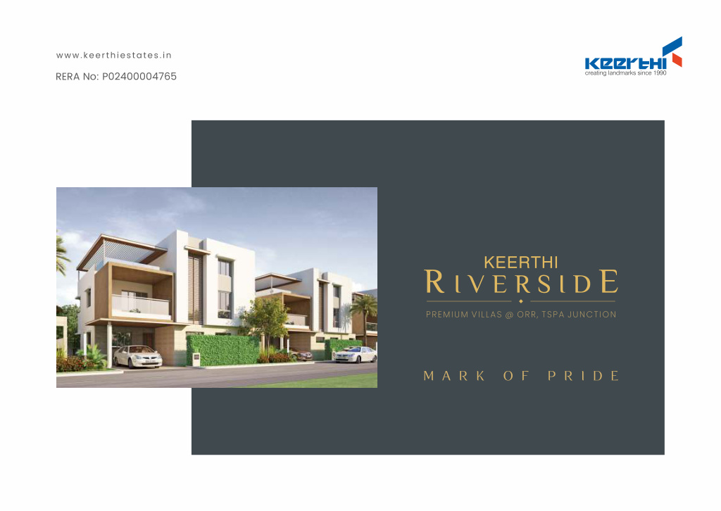 KEERTHI RIVERSIDE, Kismatpur, Hyderabad
